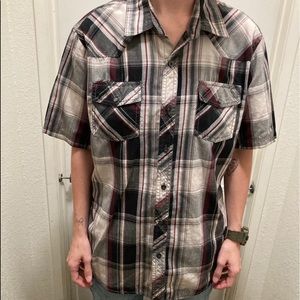 Short sleeve flannel